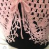 Gilet courte au crochet sans manches rose bébé – Image 4
