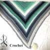 Châle triangulaire au crochet Hand-made – Image 14