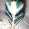 Châle triangulaire au crochet Hand-made – Image 10