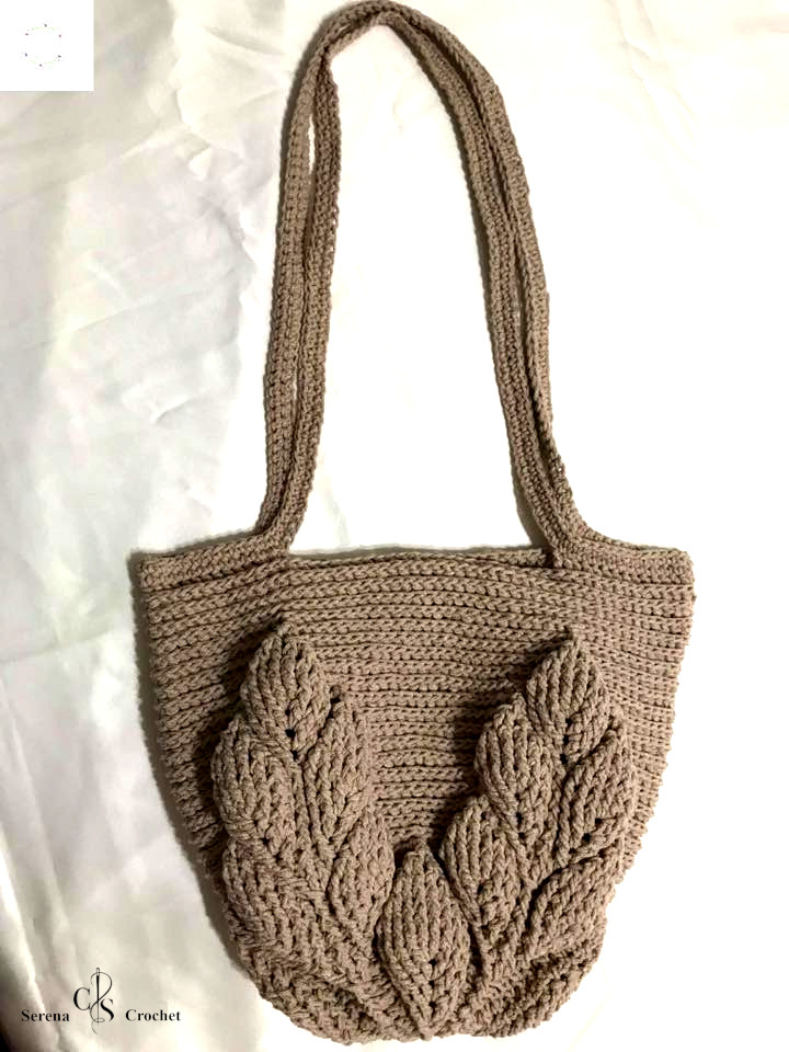 sac au tricotin crocheté - Chez Laramicelle