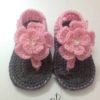 Sandales au fleur au crochet – Image 4