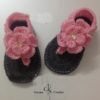 Sandales au fleur au crochet – Image 3