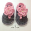 Sandales au fleur au crochet – Image 2