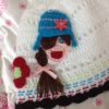 Bonnet fillettes avec des fleurs au crochet – Image 4