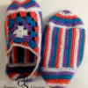 Chaussettes dame de quatre couleurs au crochet – Image 3