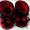 Bottes rouge et noir le souris au crochet – Image 5