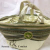 Sac panier (couffin) les degrés de vert de la tradition tunisienne – Image 2