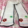 Écharpes fillettes aux fleurs charmantes au crochet – Image 3