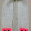 Cache-col le petit nounours rose au crochet – Image 3