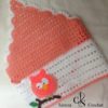 Foulard la chouette sur la branche d'arbre au crochet