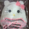 Bonnet chaton au crochet Hand-Made – Image 2