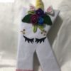La lettre "K" prénom design licorne