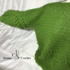 Pull style oversized vert au crochet – Image 15