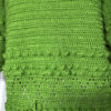 Pull style oversized vert au crochet – Image 5