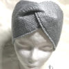 Bandana style Turban au fil lamé au crochet – Image 4