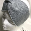 Bandana style Turban au fil lamé au crochet – Image 2