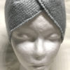 Bandana style Turban au fil lamé au crochet