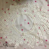 Col amovible de Claudine blanc aux perles au crochet – Image 4