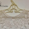 Col amovible de Claudine blanc aux perles au crochet – Image 3