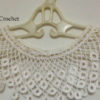 Col amovible de Claudine blanc aux perles au crochet – Image 2