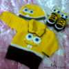 Ensemble bob l'éponge au crochet
