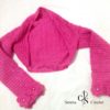 Boléro et robe les fleurs rose de printemps au crochet – Image 2
