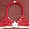 Maillot bébé fille rose fushia et blanc au crochet – Image 5
