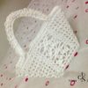 Petit panier décoratif de salon au crochet – Image 2