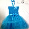 Robe tutu bleu princesse au crochet – Image 4
