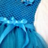 Robe tutu bleu princesse au crochet – Image 3