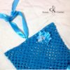 Robe tutu bleu princesse au crochet – Image 2