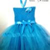 Robe tutu bleu princesse au crochet – Image 5