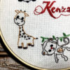 Broderie murale nouveau née "Kenza" Handmade – Image 7