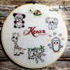 Broderie murale nouveau née "Kenza" Handmade – Image 3