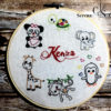 Broderie murale nouveau née "Kenza" Handmade – Image 2
