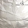 Nappe de fleurs blanches à huit pétales au crochet – Image 4