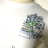 T-shirt Covid-19 brodé à la main – Image 2