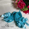 Sandales bébé estivale papillon satiné au crochet – Image 9