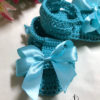 Sandales bébé estivale papillon satiné au crochet – Image 11