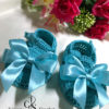 Sandales bébé estivale papillon satiné au crochet – Image 12