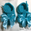 Sandales bébé estivale papillon satiné au crochet – Image 13