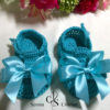 Sandales bébé estivale papillon satiné au crochet – Image 15