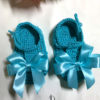 Sandales bébé estivale papillon satiné au crochet – Image 16