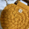 Sac popcorn moutarde au crochet – Image 6