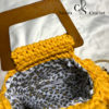 Sac popcorn moutarde au crochet – Image 4