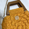 Sac popcorn moutarde au crochet – Image 11