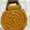 Sac popcorn moutarde au crochet – Image 7