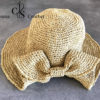 Chapeau d'été crochet au fil Raphia