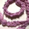 Ceinture aux pompons rose au crochet – Image 5