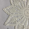 Nappe blanc ananas à dix pétales au crochet – Image 5